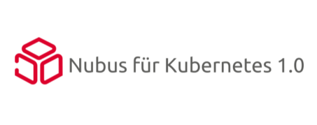 Schriftzug + Logo Nubus für Kubernetes 1.0